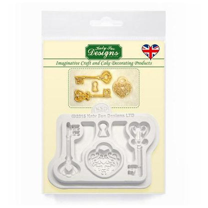 KSD Key and Heart Lock Silicone Mold