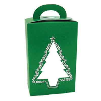Green Christmas Tree Candy Box, 1 Piece Folding Box