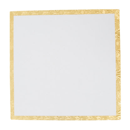 16 Inch Square, Gold Cake Drum