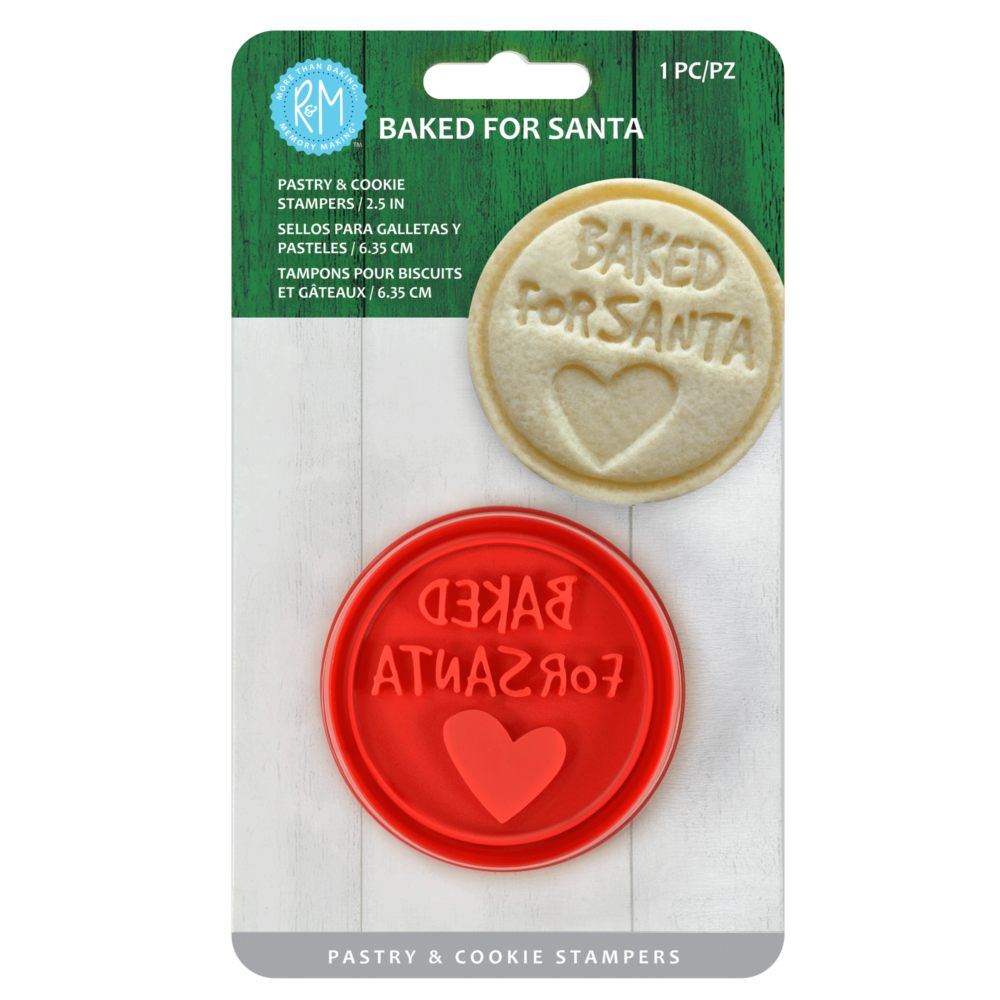 Baked For Santa Christmas Cookie Stamp