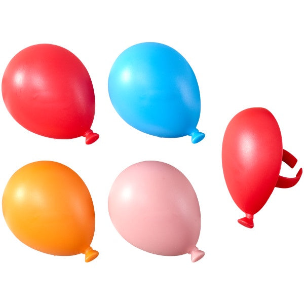 Balloon Cupcake Rings - 12 Rings