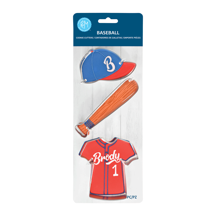 Baseball Cookie Cutter Set