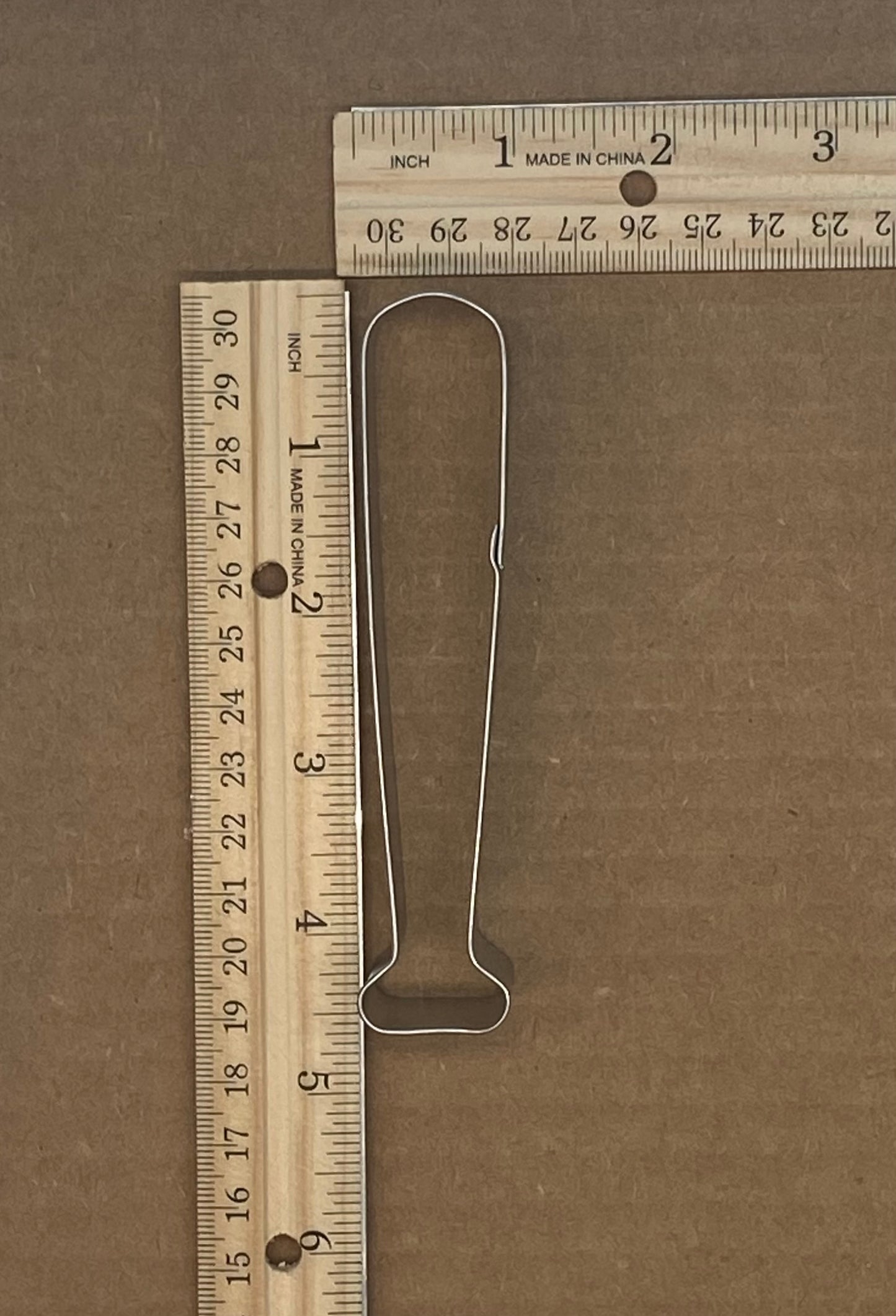 4.5 Inch Baseball Bat Cookie Cutter
