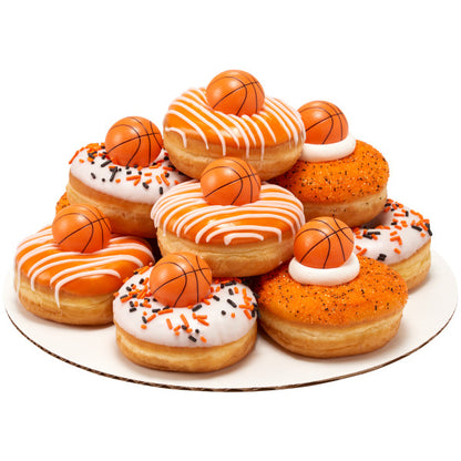 Basketball Cupcake Rings - 12 Cupcake Rings