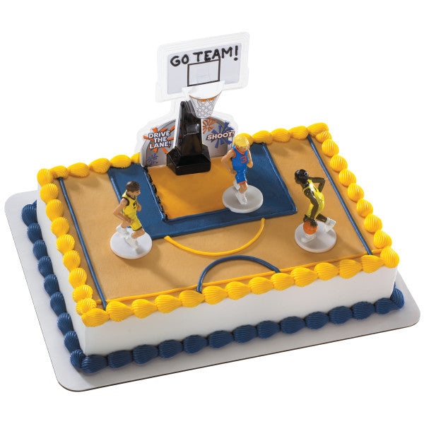 Basketball Cake Topper Set