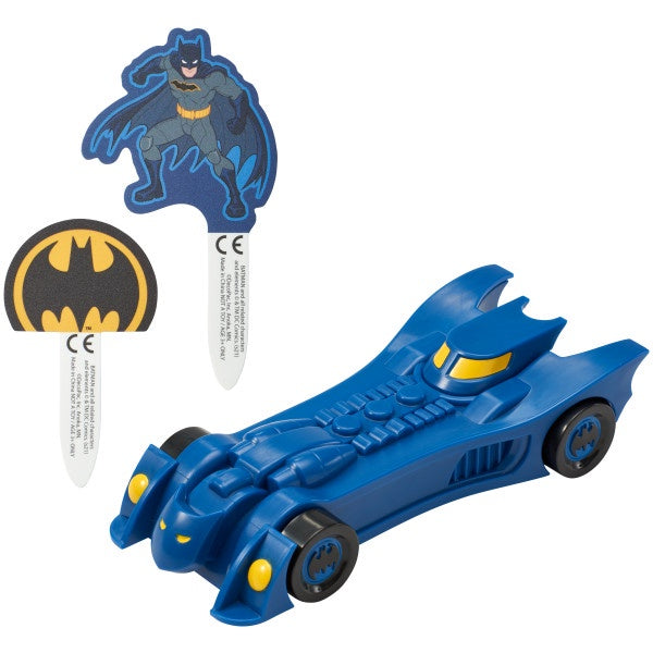 Batman Into Action Cake Topper Set