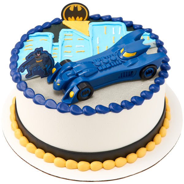 Batman Into Action Cake Topper Set