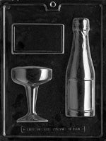 Champagne Assortment Chocolate Mold