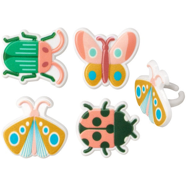 Be Wild Cupcake Rings - 12 Rings