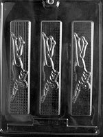 Female Swimmer Long Chocolate Bar Mold
