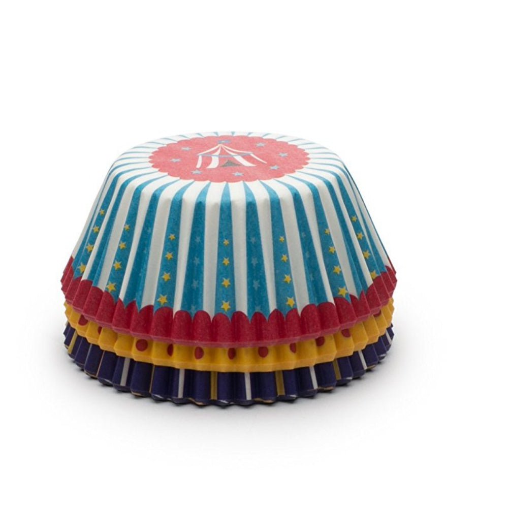 Big Top Circus Baking Cups - 75 Cupcake Liners