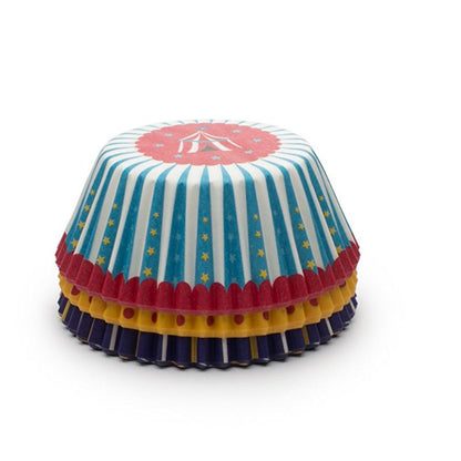 Big Top Circus Baking Cups - 75 Cupcake Liners