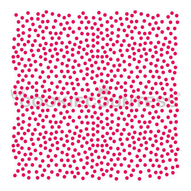 Doodle Dots Background Stencil