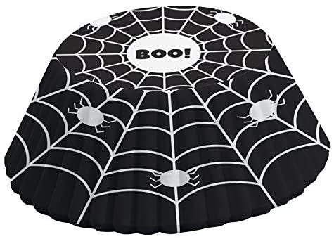 Black & White Spider Web Baking Cups - 50 Cupcake Liners