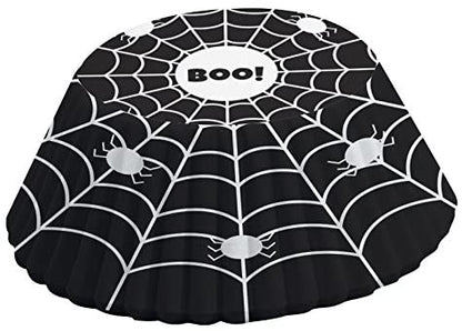 Black & White Spider Web Baking Cups - 50 Cupcake Liners