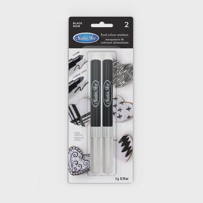 Satin Ice Black Food Color Markers