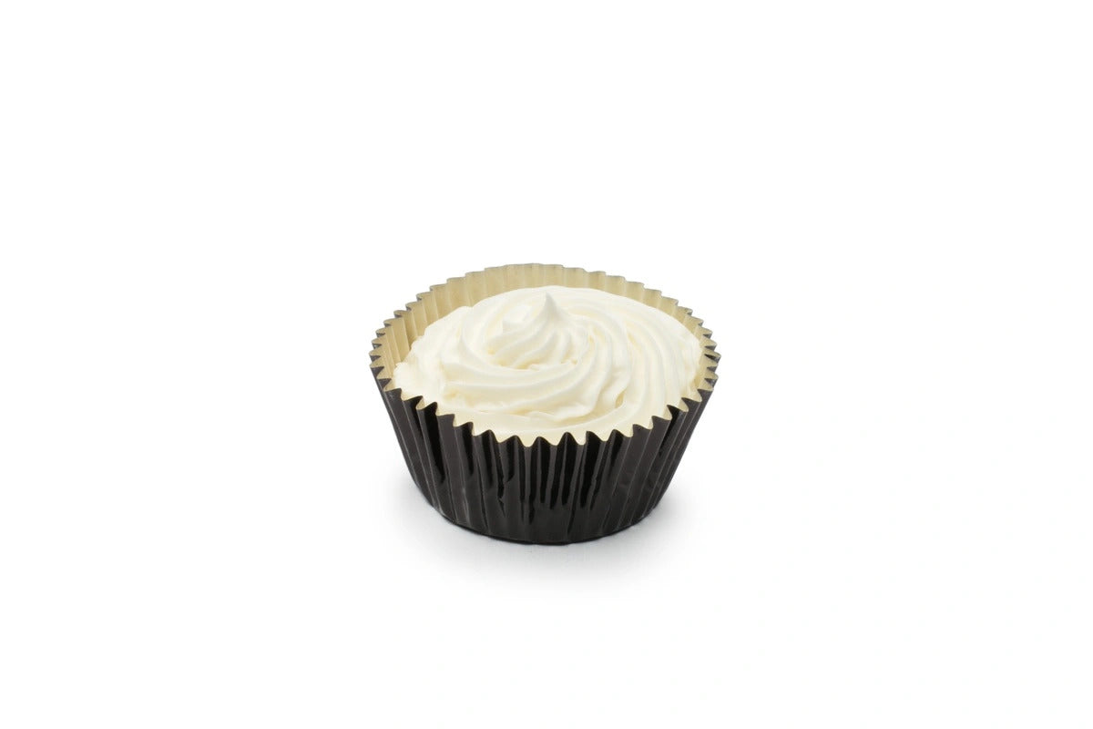 Black Foil Baking Cups - 32 Cupcake Liners