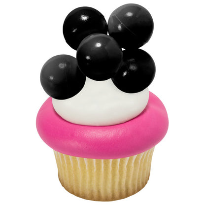 Black Balloon Cluster Cake or Cupcake Pick