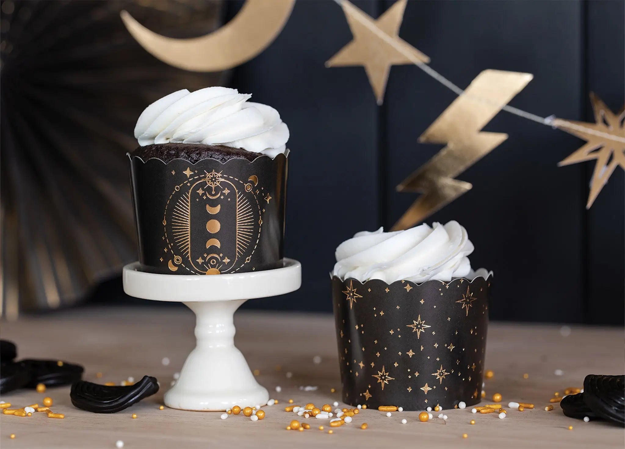 Black Magic Baking Cups