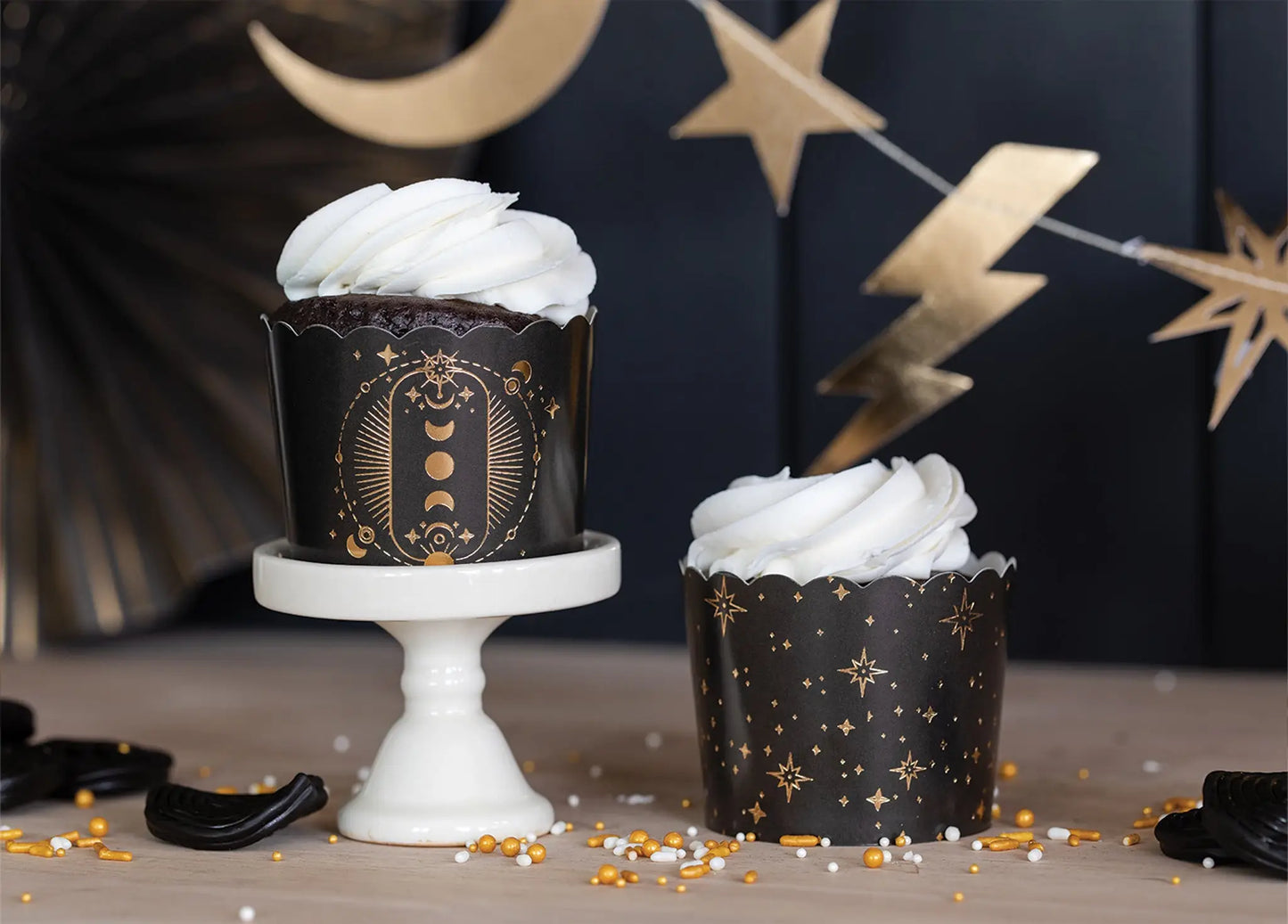 Black Magic Baking Cups