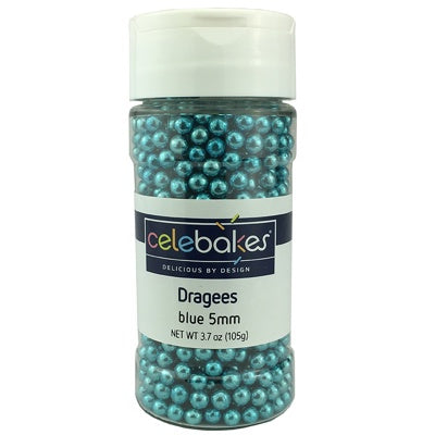 Celebakes Blue Dragees, 5MM
