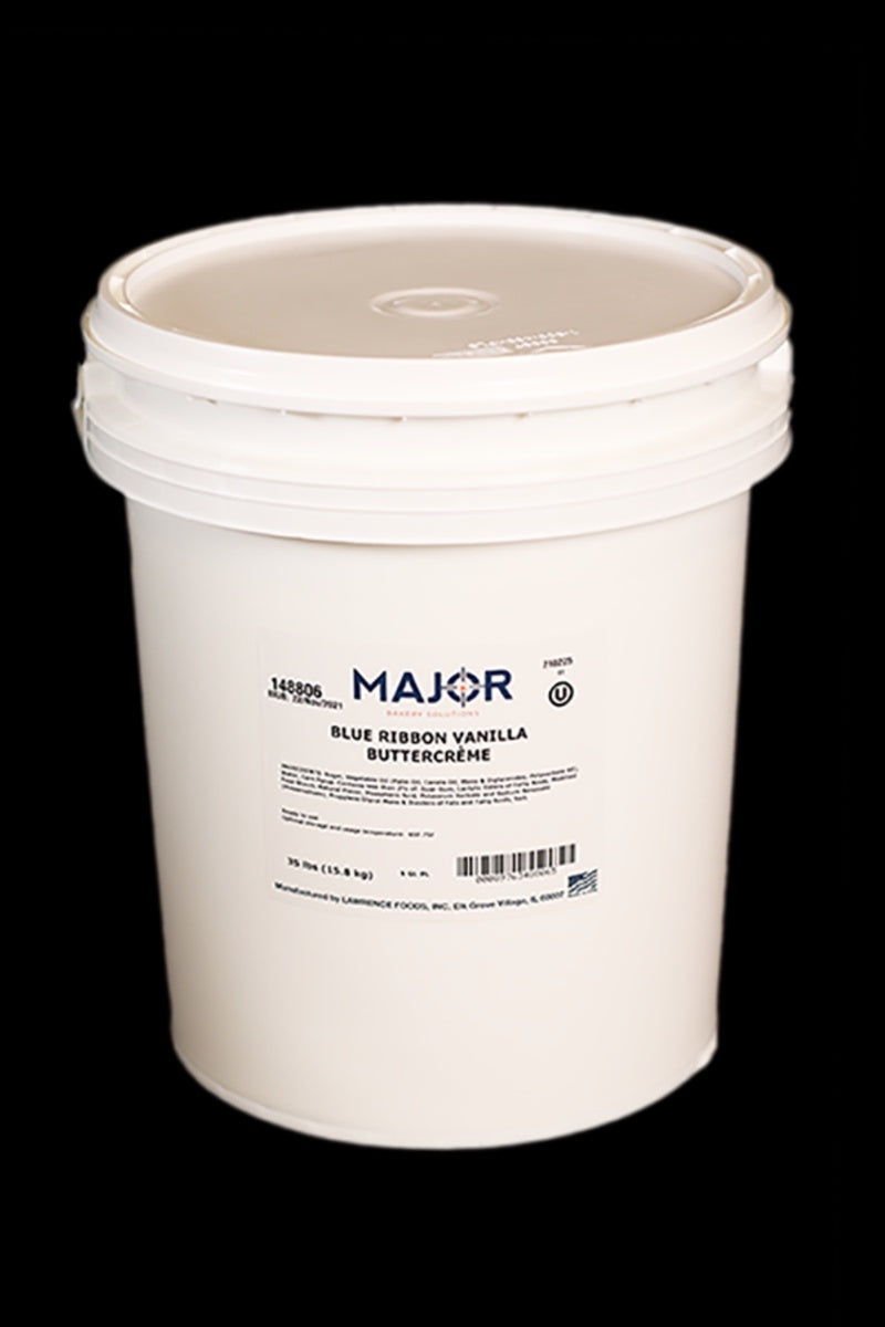 Lawrence Foods Blue Ribbon Vanilla Buttercream, 35lbs
