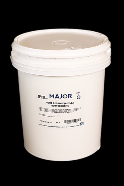 Lawrence Foods Blue Ribbon Vanilla Buttercream, 35lbs
