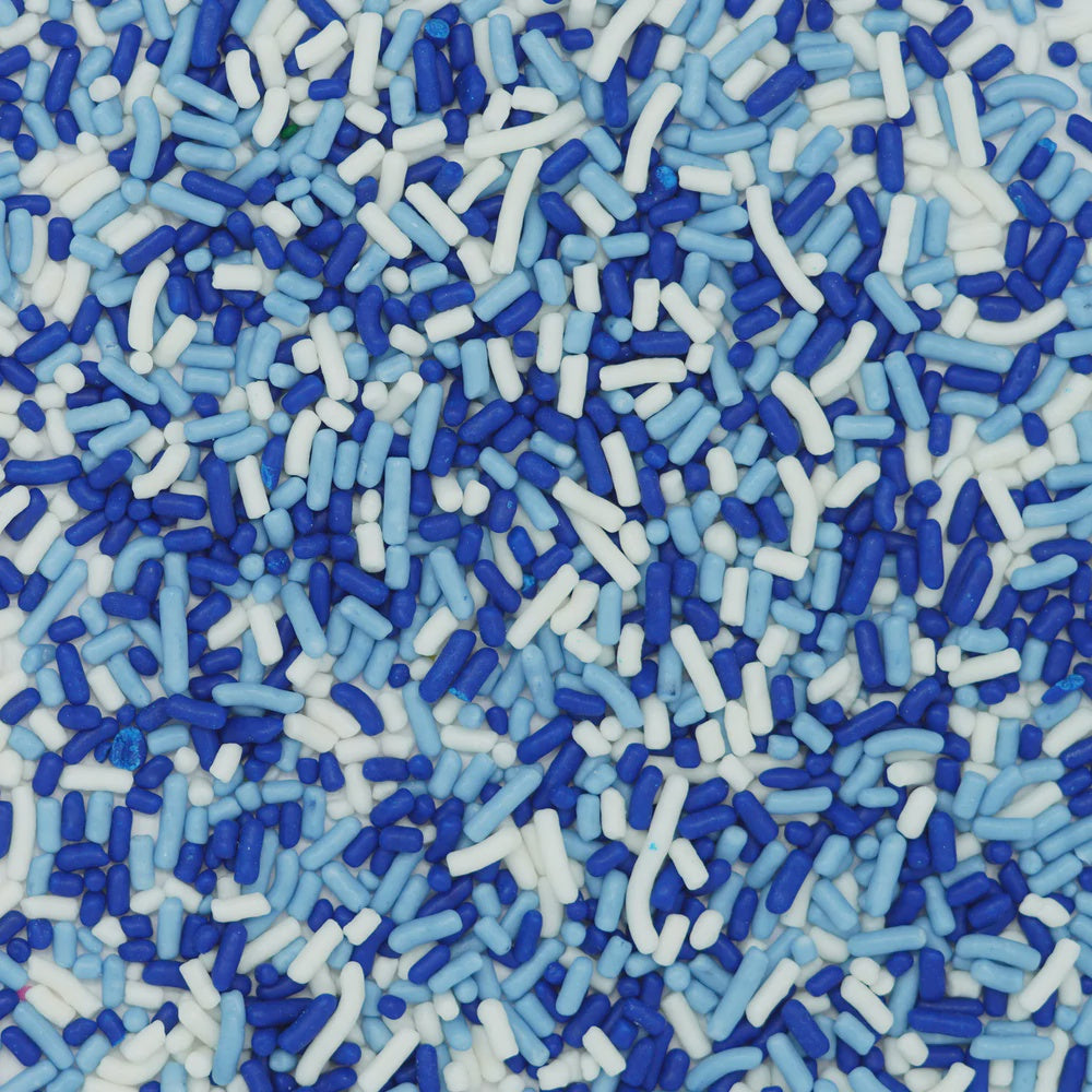 Blue, White & Navy Sprinkles / Jimmies