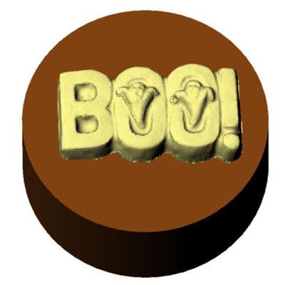 Boo Chocolate Covered Cookie Mold