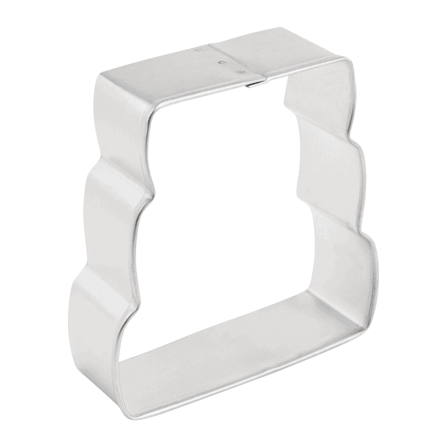 Suitcase or Book Stack Cookie Cutter