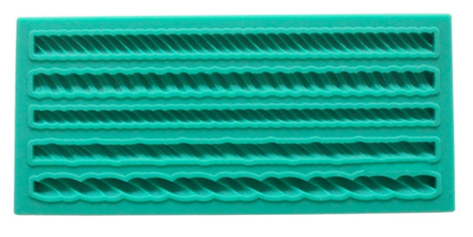 Mini Rope Borders Silicone Mold