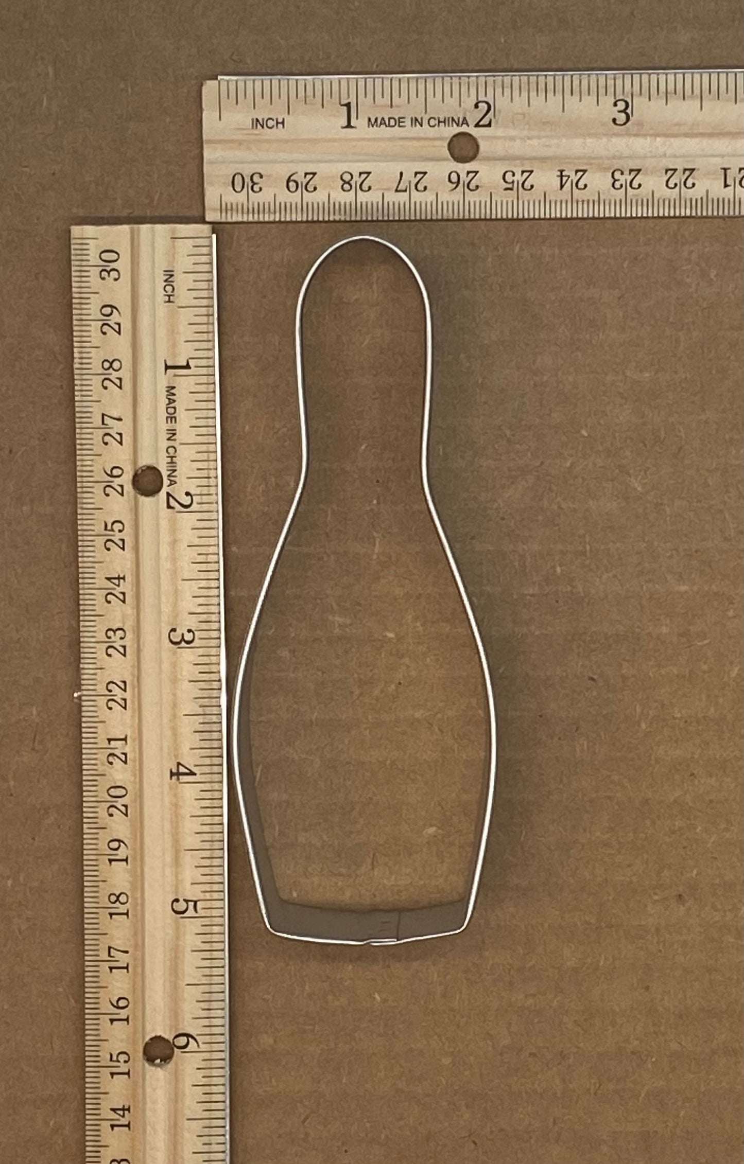 5 Inch Bowling Pin Cookie Cutter