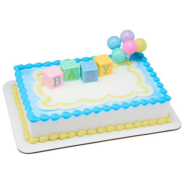 Baby Blocks Cake Topper Set