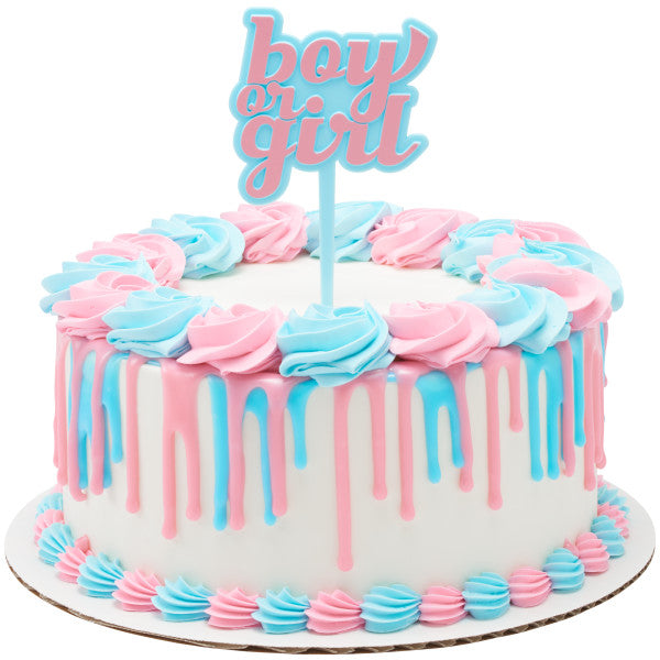 Boy or Girl Cake Pick