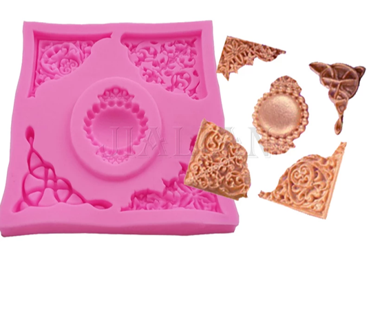 Brooch and Frame Corners Silicone Mold