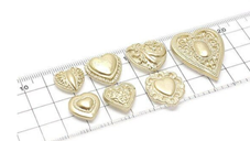 Heart Brooch Silicone Mold