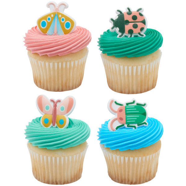Be Wild Cupcake Rings - 12 Rings