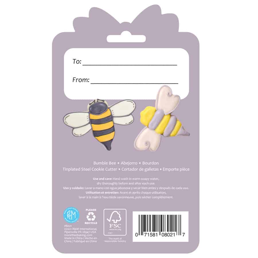 Bumble Bee Cookie Cutter