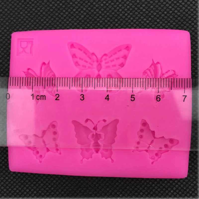Butterfly SIlicone Mold with 6 Cavities
