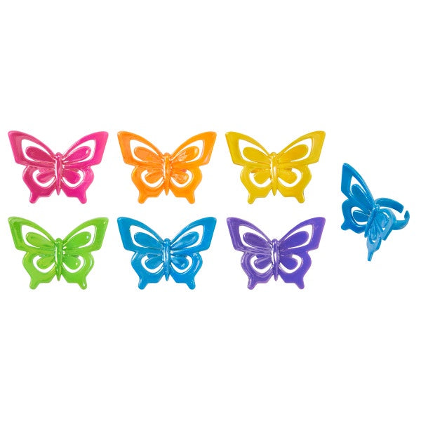 Butterfly Cupcake Rings - 12 Cupcake/Cake Rings