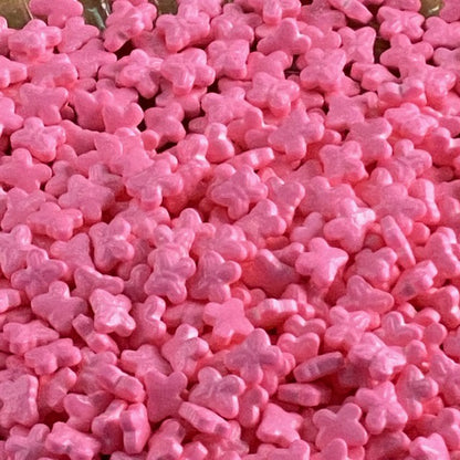 Pink Butterfly Shaped Candy Sprinkles