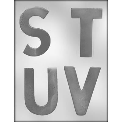 Letter S-T-U-V Chocolate Mold