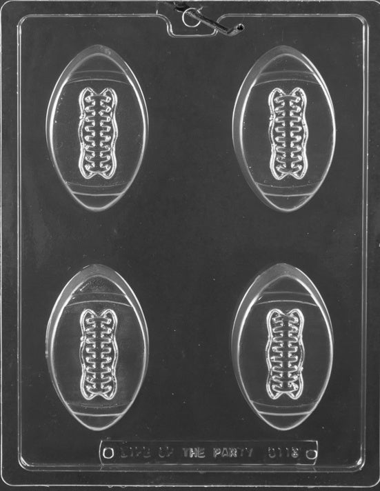 Football Chocolate Covered Cookie Mold