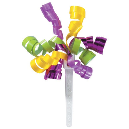Yellow - Purple - Green Ribbon-Small Streamers