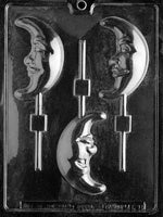 Crescent Moon Lollipop Chocolate Mold