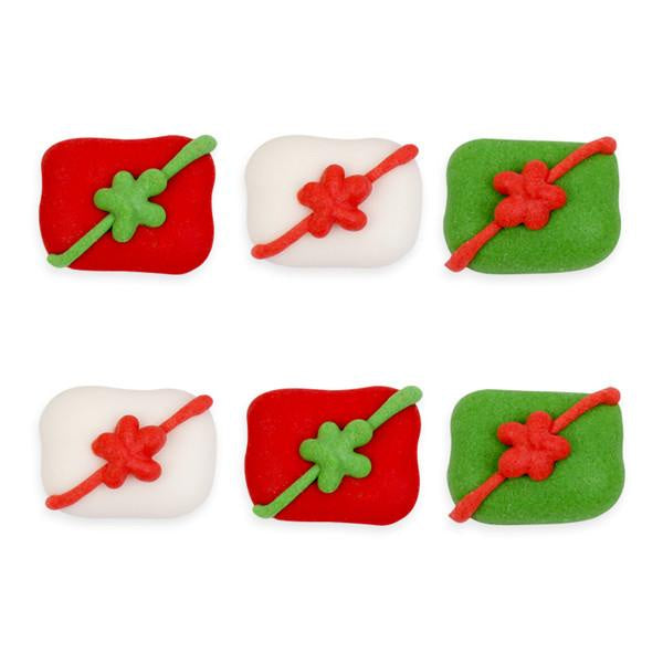Royal Icing Small Christmas Gifts - 6 Pieces