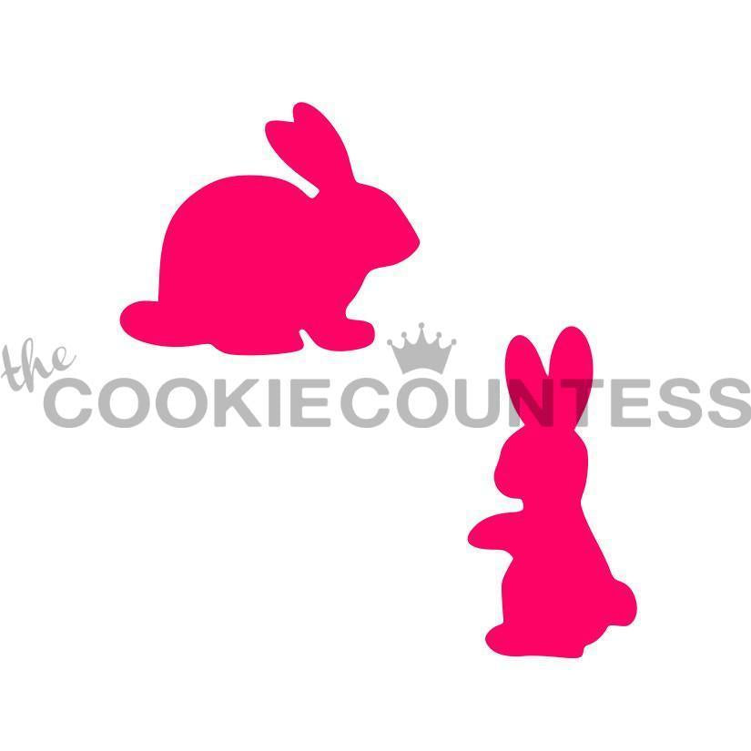 New Bunny Silhouettes Stencil