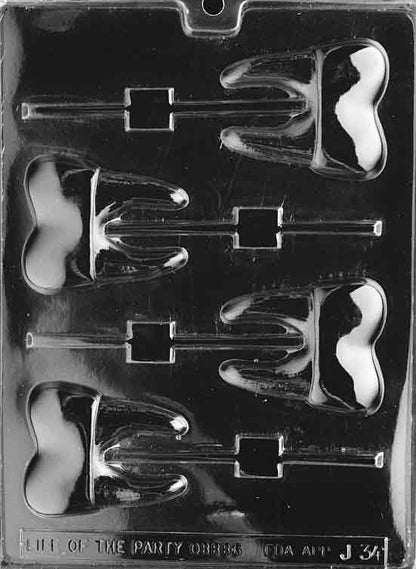 Tooth Lollipop Chocolate Mold