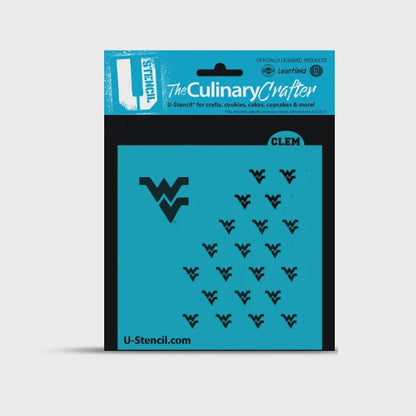 West Virginia College Stencil