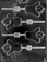 Pumpkin Ghost Lollipop Chocolate Mold